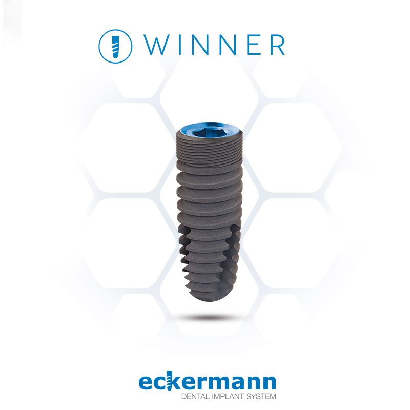 Winner. El implante de conexión interna hexagonal de Eckerman